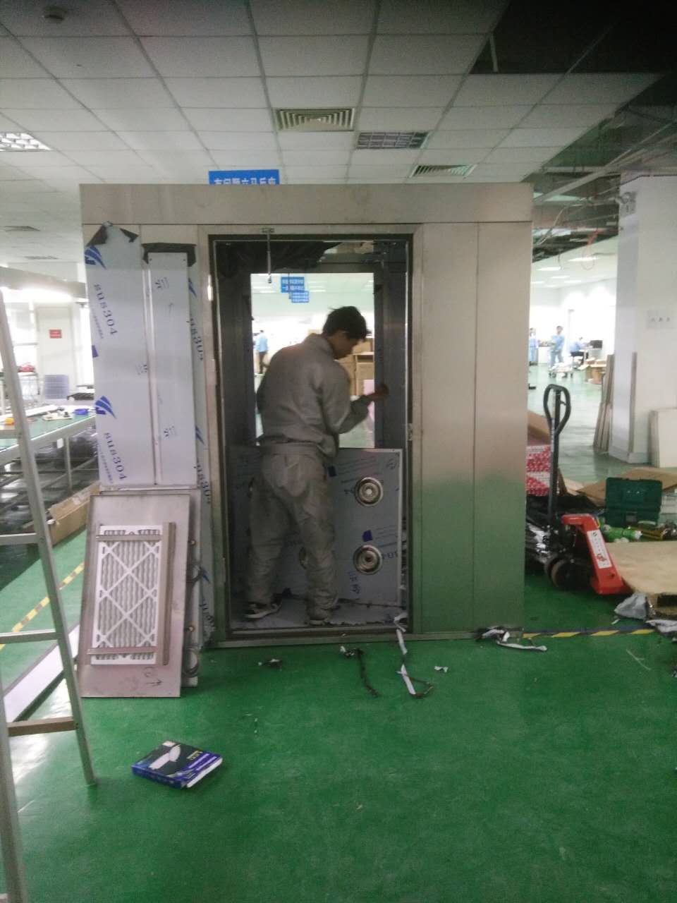 风淋室安装施工方案